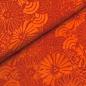 Preview: ORANGE - Florence - Batikstoff aus Indonesien